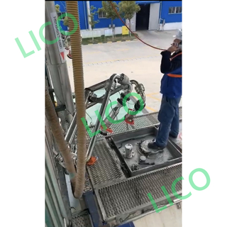  Closed Top Truck Loading Arm with Vapor Return Pipe