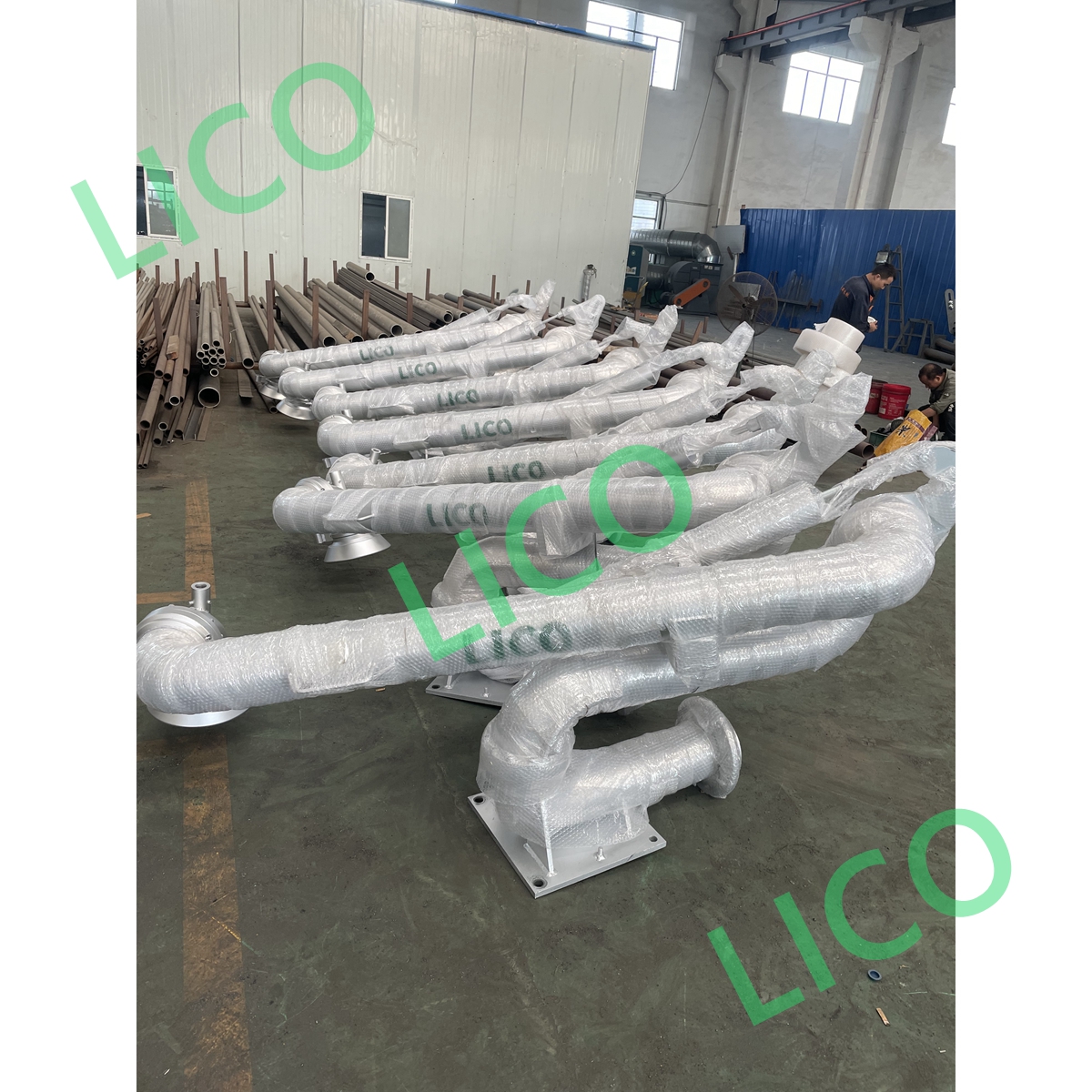 High Efficiency Truck Bottom Loading Arm With Coupling