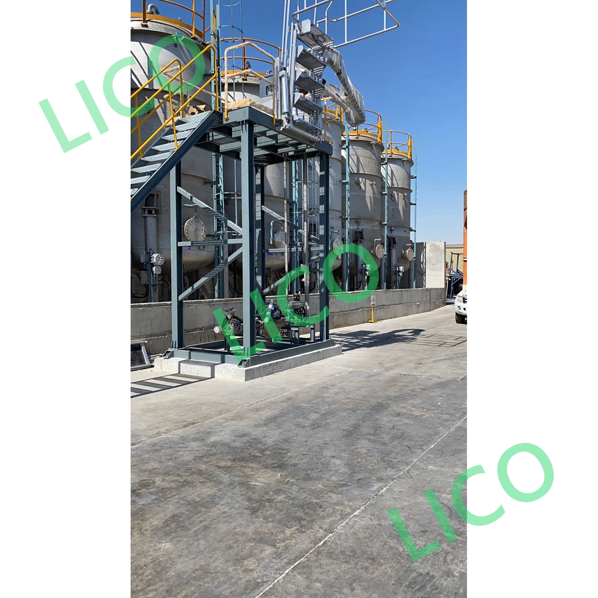 LNG Loading arm Skid Mounted