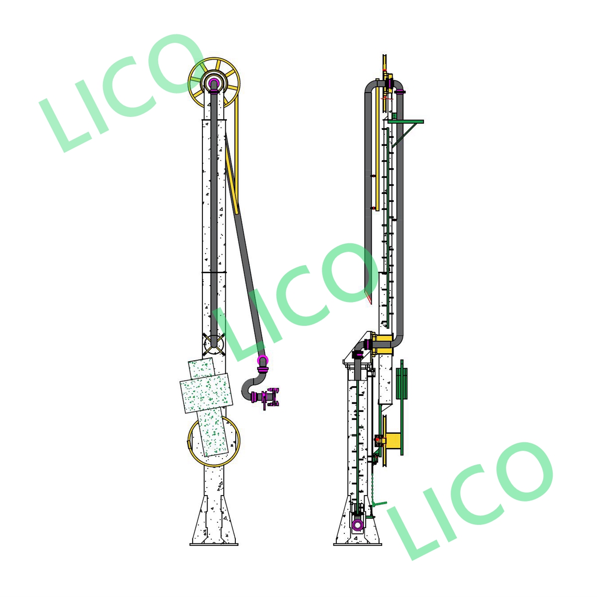 Fuel Industrial Top Loading Arm for Marine